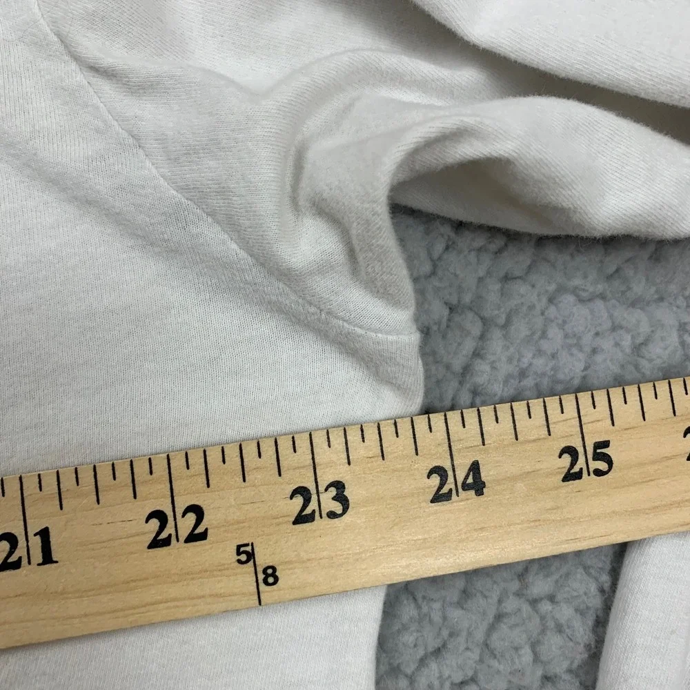 The North Face T-Shirt Mens XL White Long Sleeve Cotton Graphic Logo‎